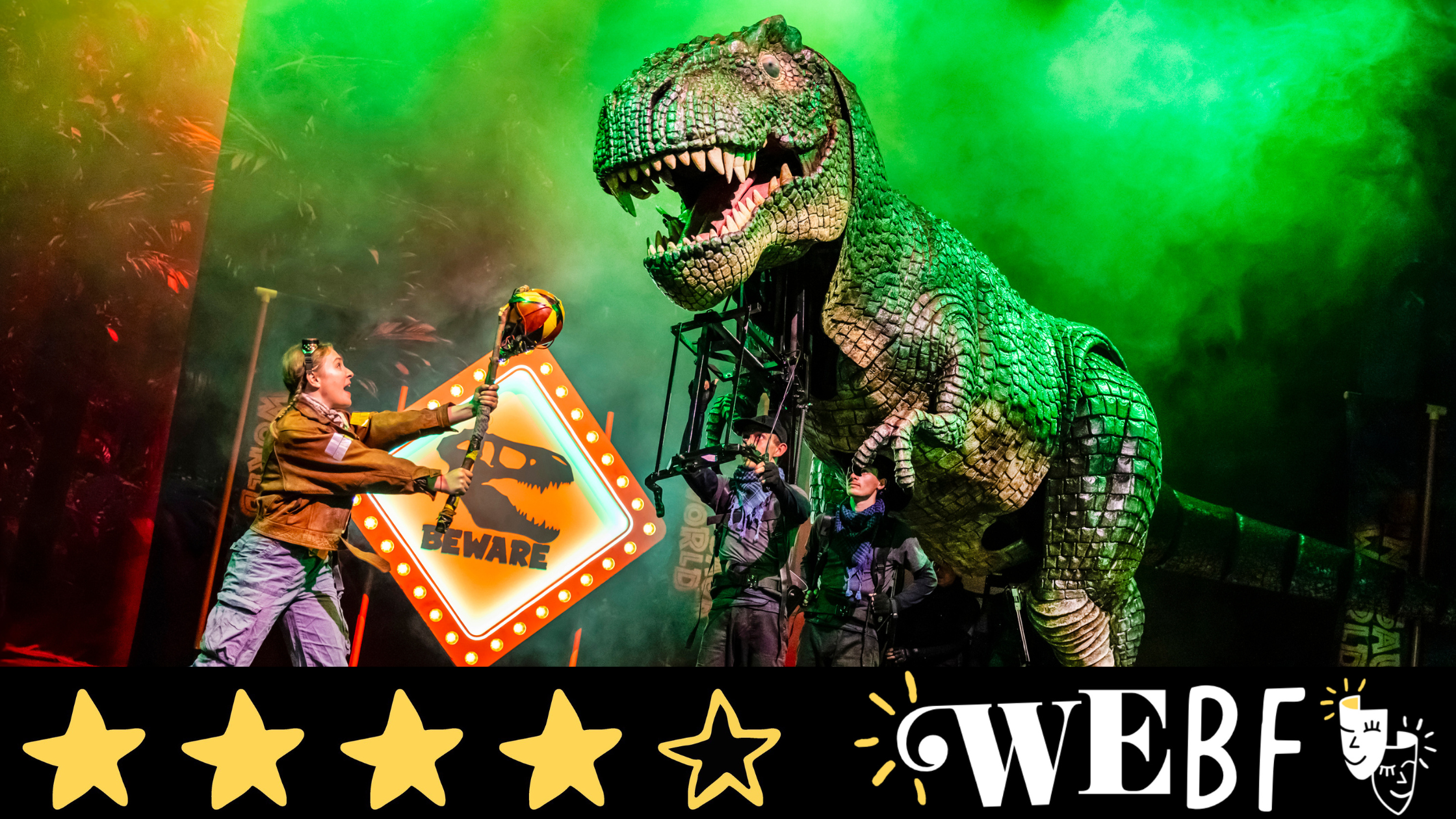 Review: DINOSAUR WORLD LIVE, Troubadour Wembley Park 