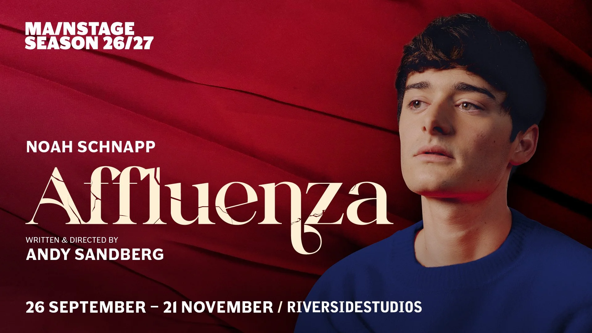 Stranger Things star Noah Schnapp to make stage debut in AFFLUENZA at Riverside Studios