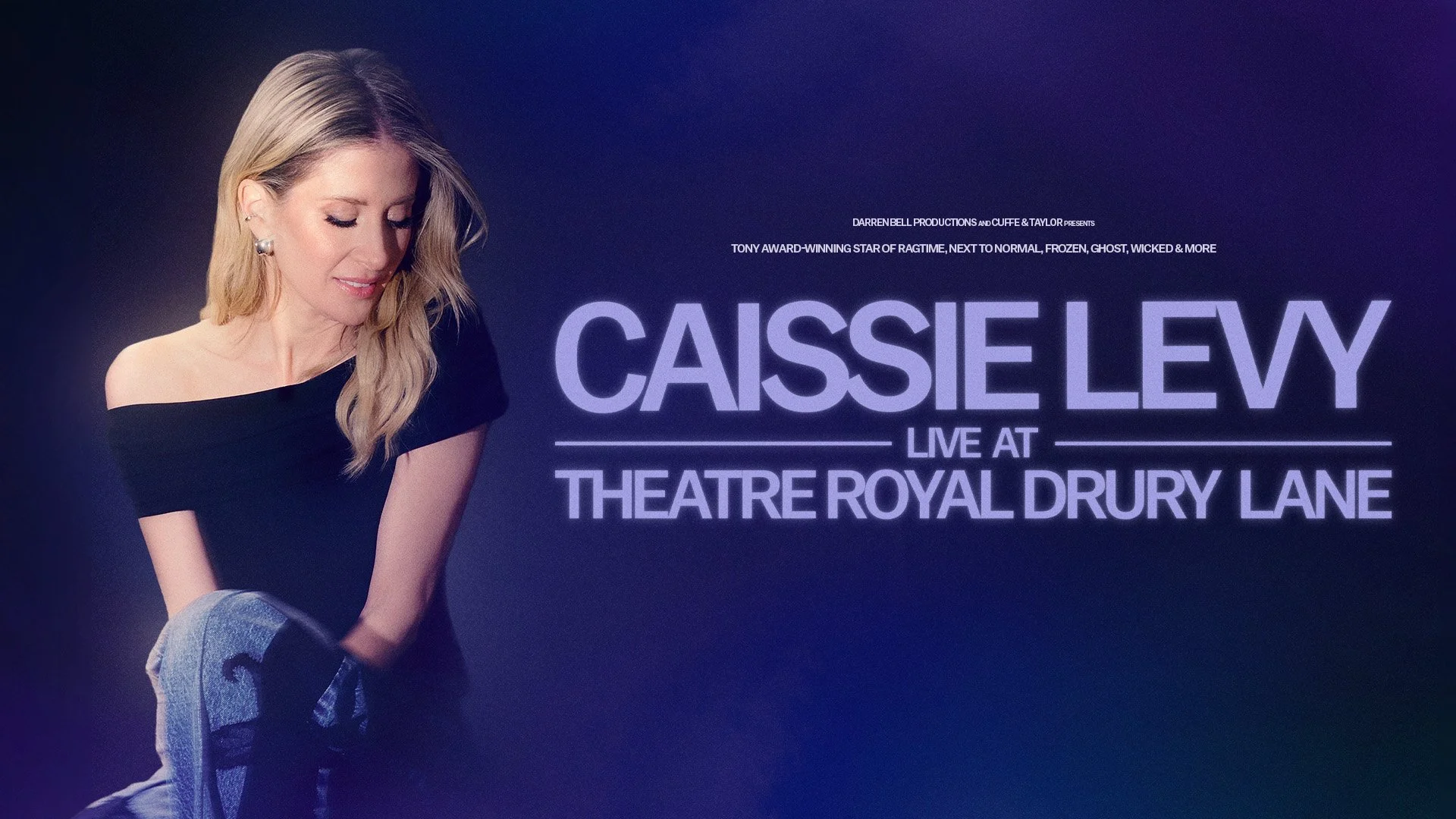 Broadway and West End star CAISSIE LEVY announces solo concert at Theatre Royal Drury Lane