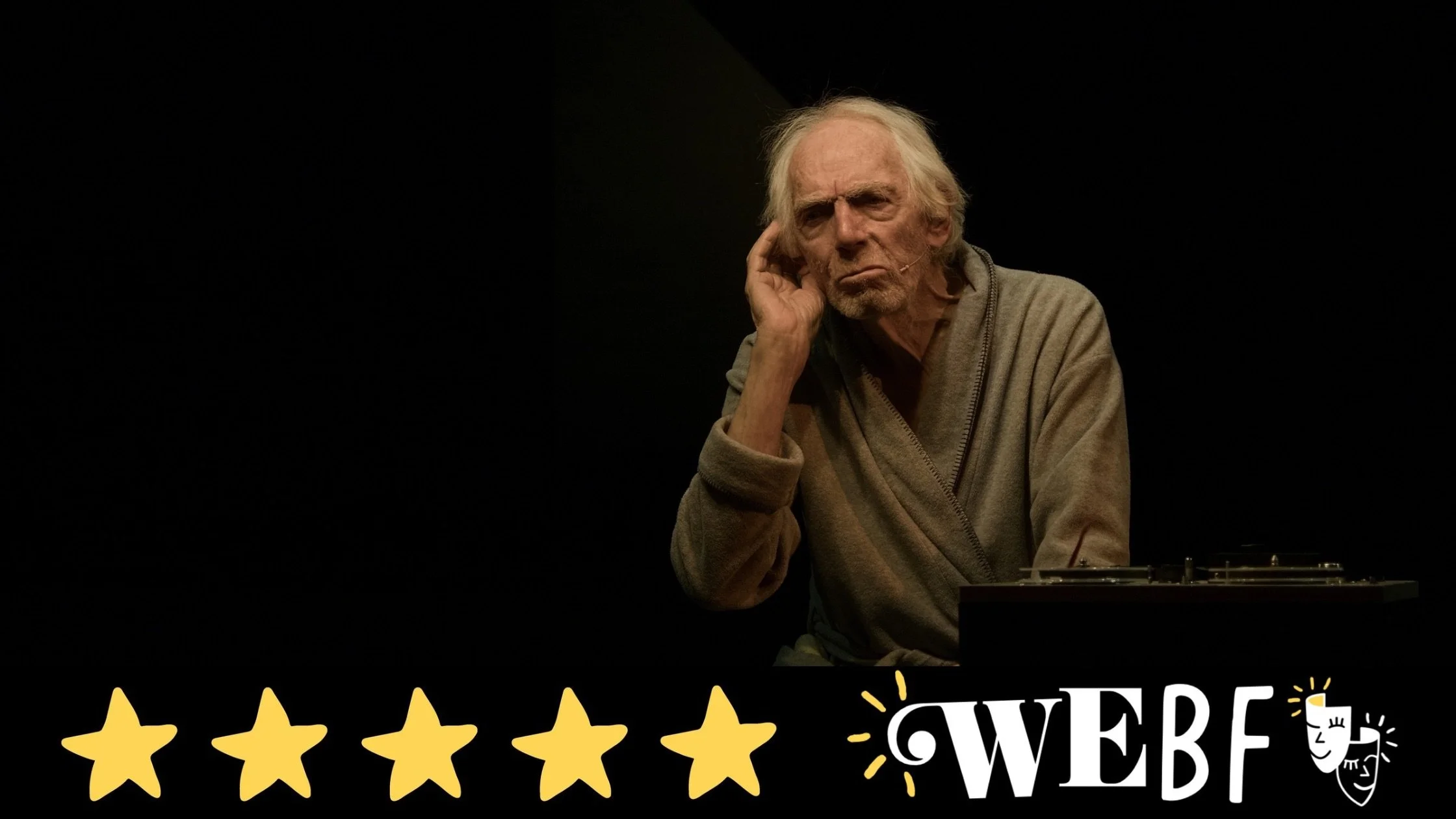 Review: KRAPP’S LAST TAPE, Cockpit Theatre