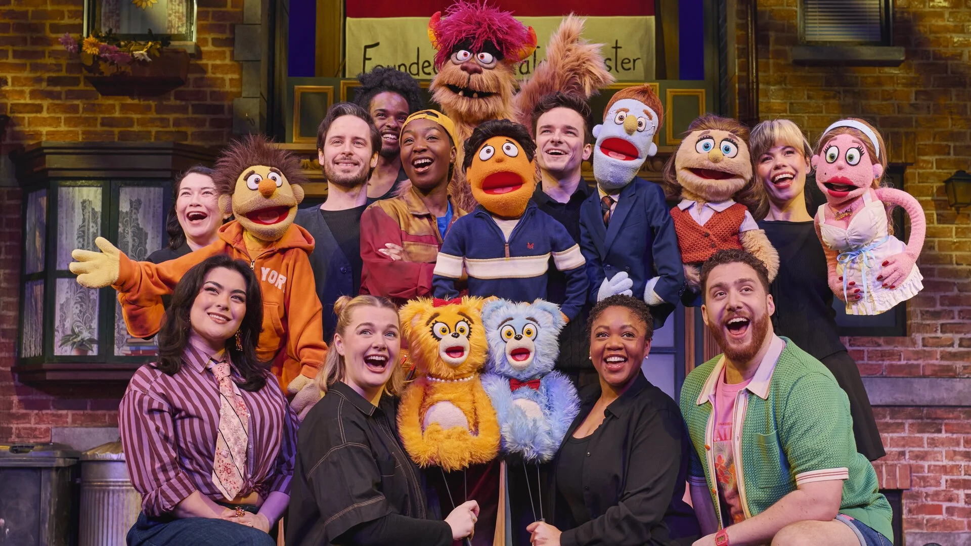 West End alumni cast return to celebrate 20 years of AVENUE Q