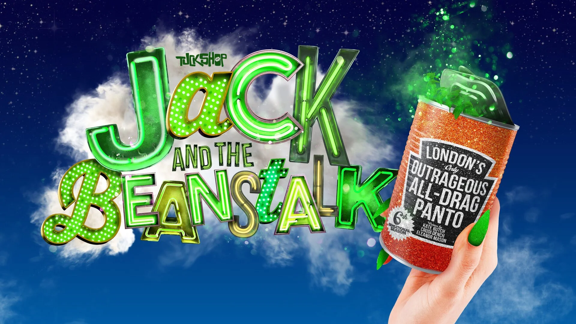 TuckShop presents all-drag panto JACK AND THE BEANSTALK at Emerald Theatre
