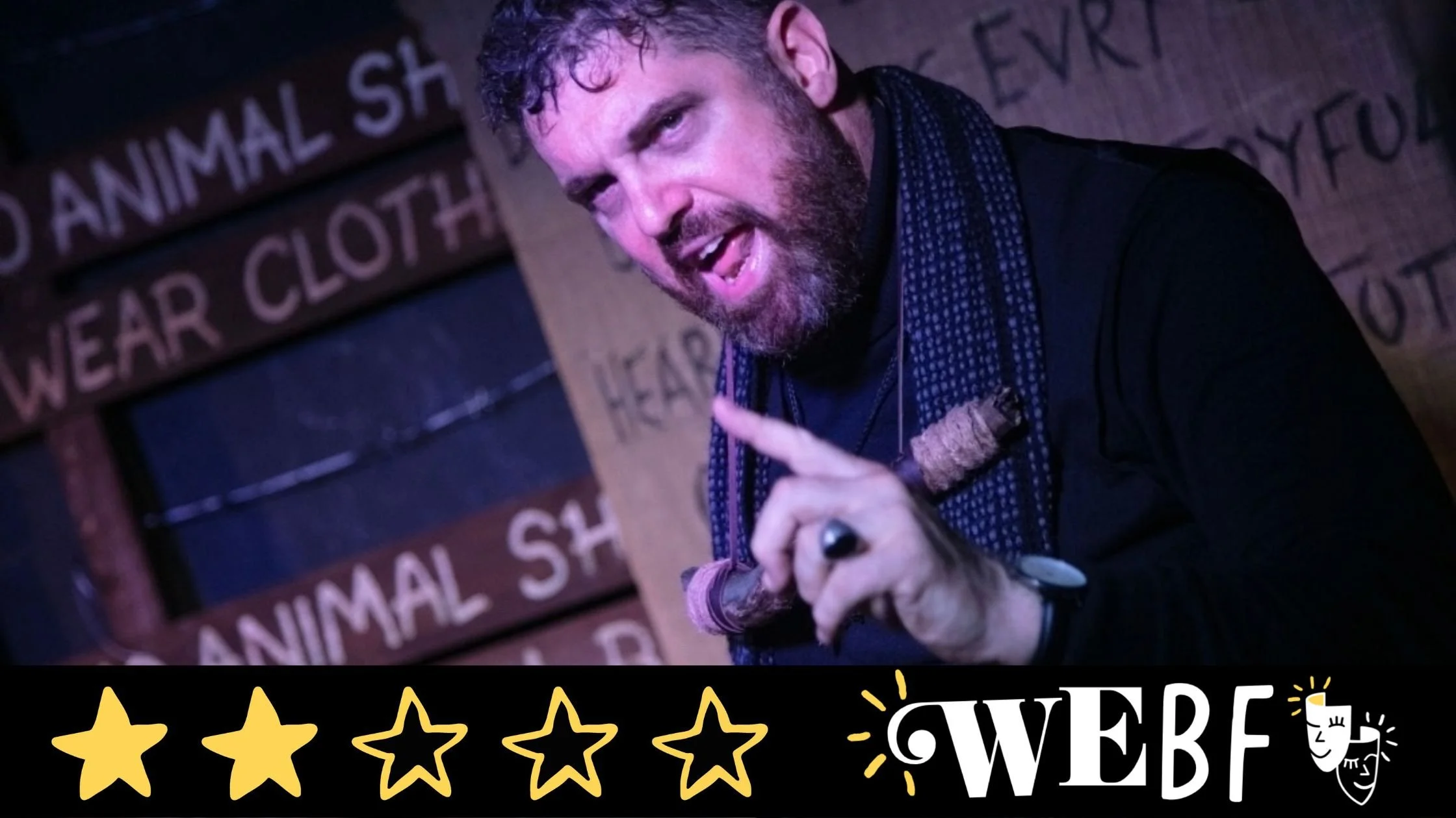 Review: ANIMAL FARM: AS WITNESSED BY MOSES THE RAVEN, Barons Court Theatre