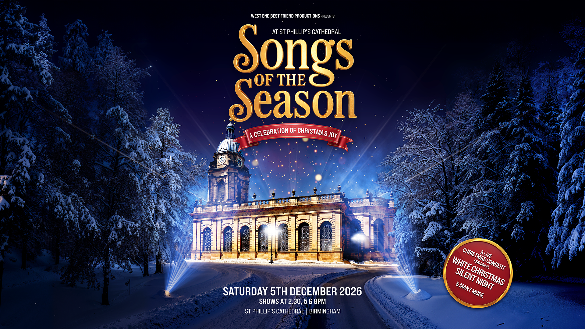 SONGS OF THE SEASON to transform Birmingham Cathedral into Christmas wonderland