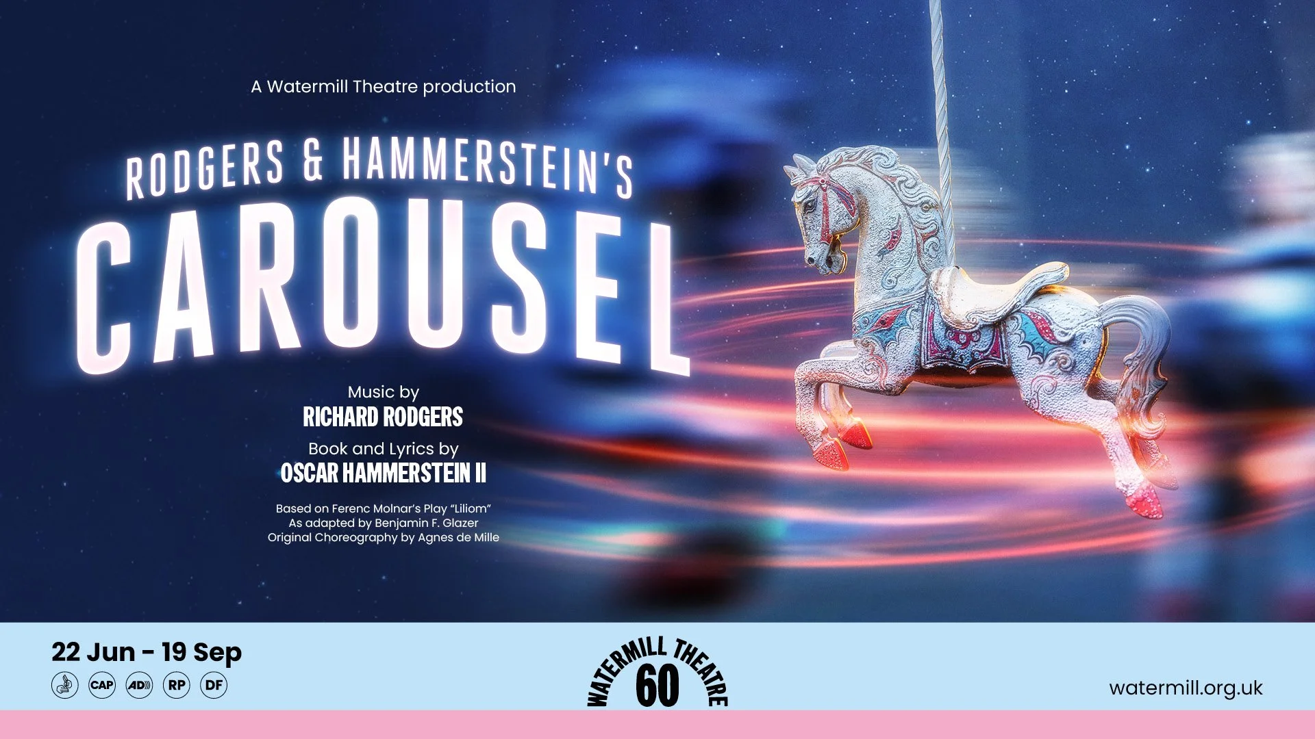CAROUSEL announced as The Watermill Theatre’s 2027 summer musical