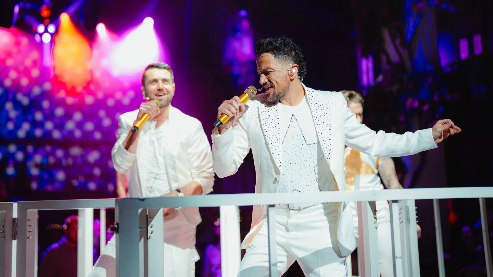 Popstar Peter Andre returns to MAMMA MIA! THE PARTY at London's O2