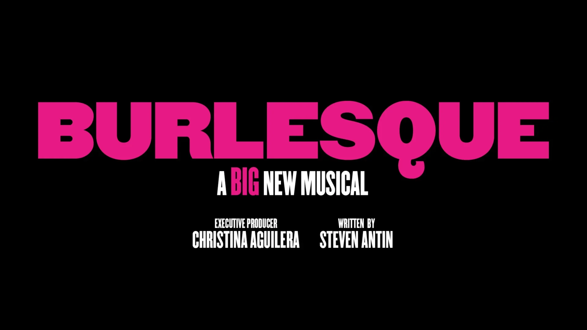 Burlesque - Tour artwork