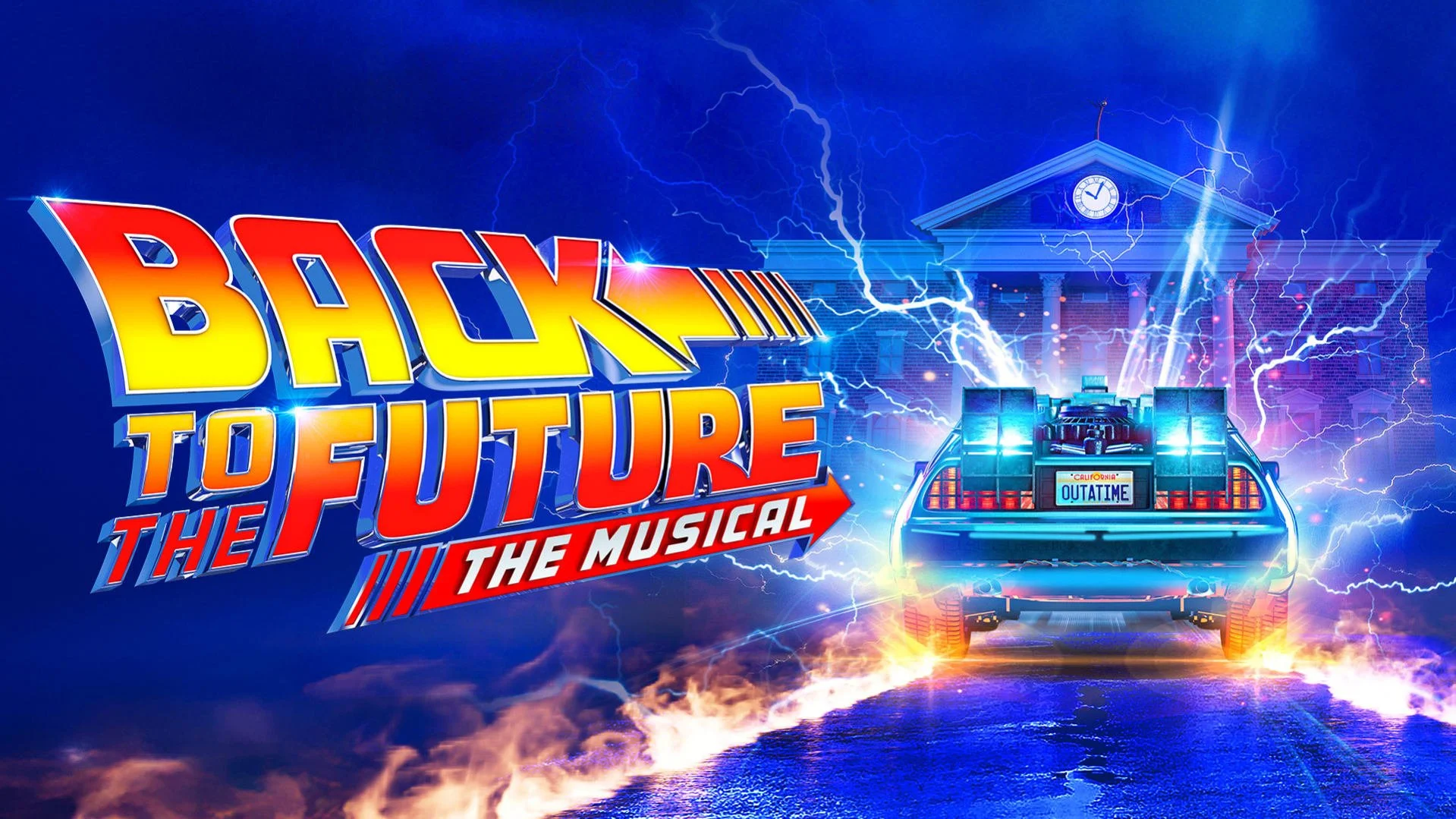Back to the Future the Musical - Tour artwork