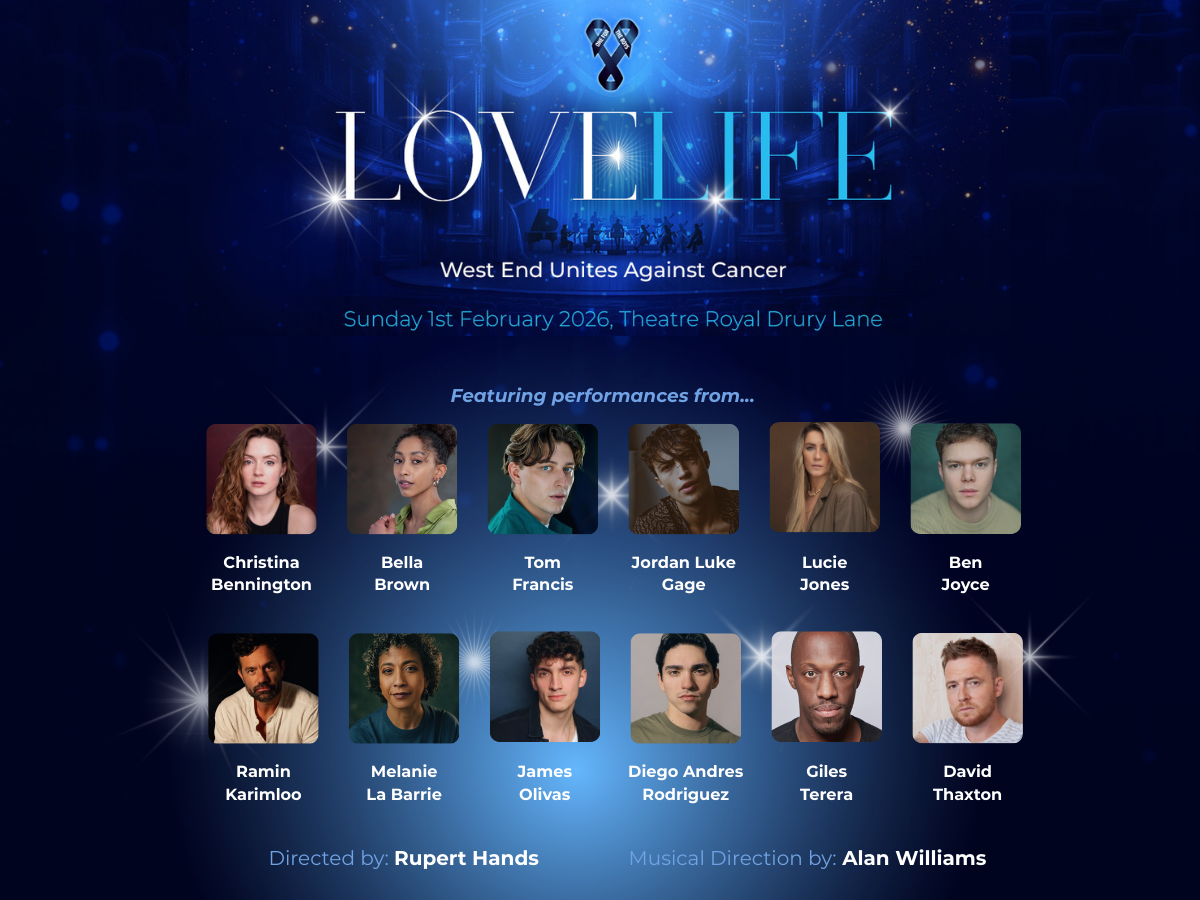 Love Life Performance Star studded charity concert LOVE LIFE LONDON to be held at Theatre ...