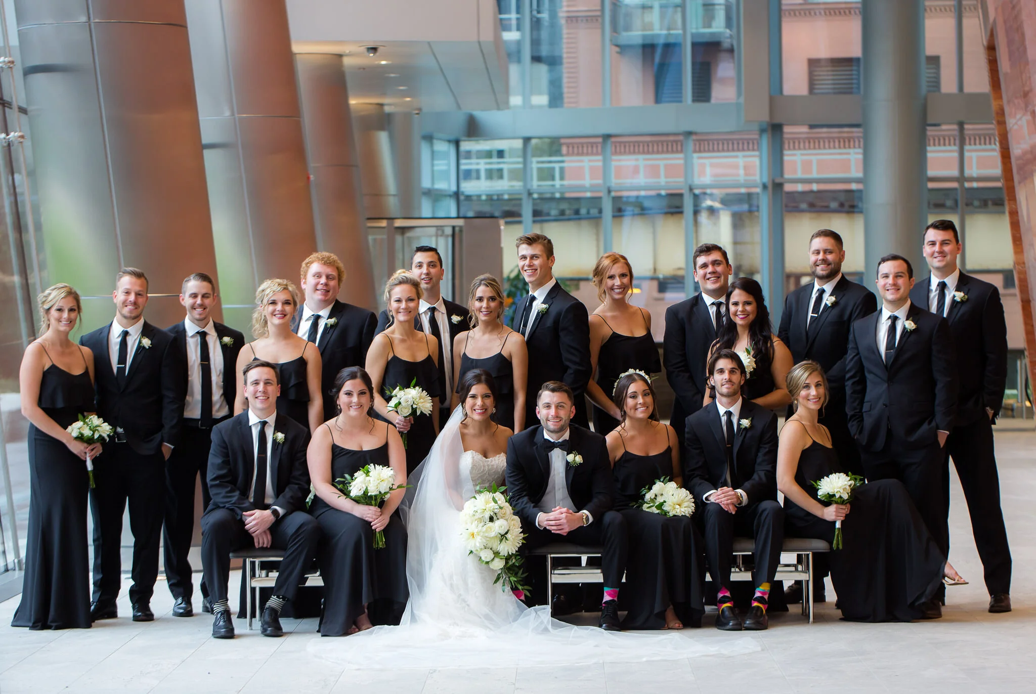 Black & White Modern Wedding Day - Nicole & Matt