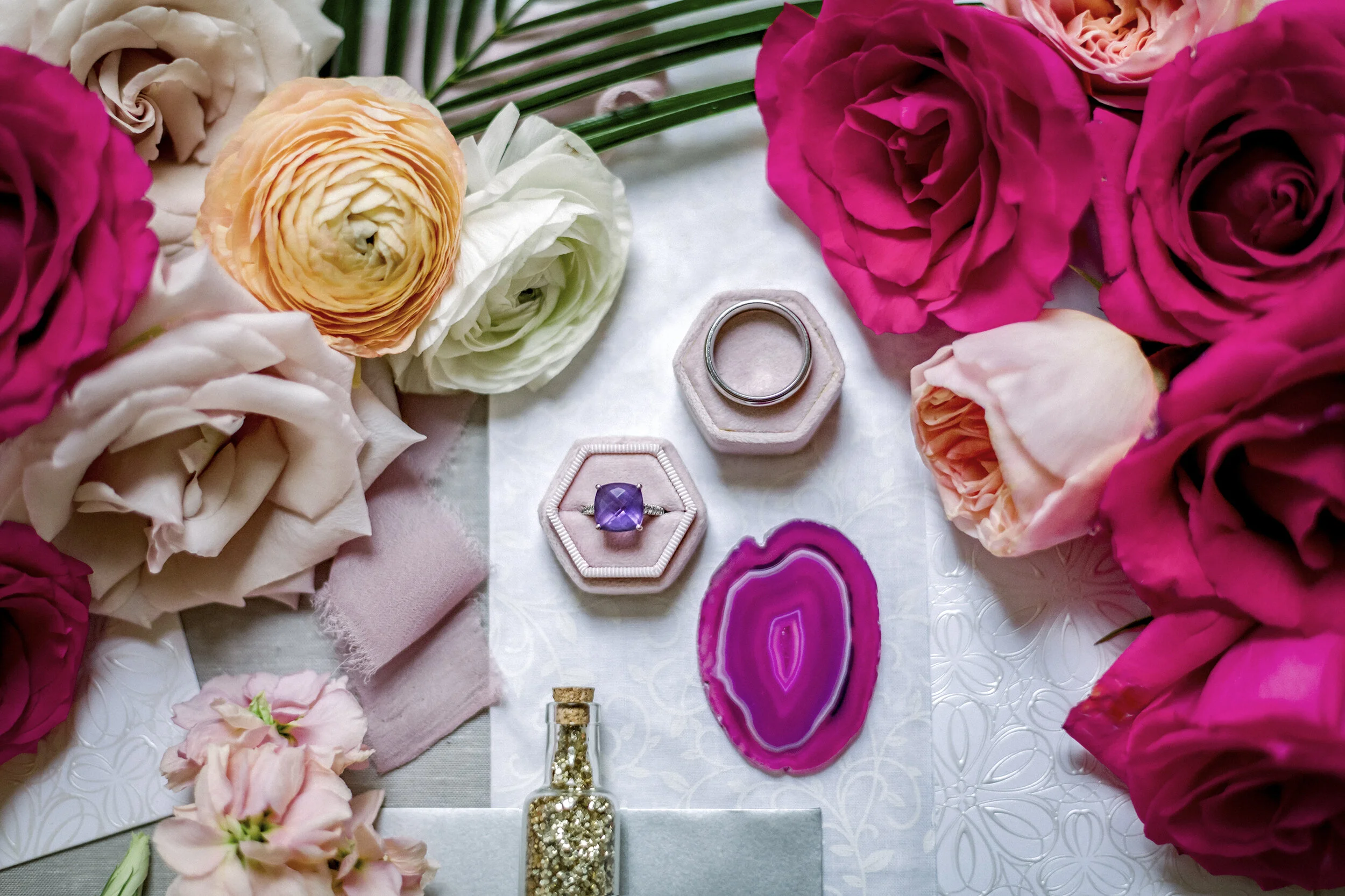 Topsail Beach Wedding Detail Pink Flowers 1 WEB.jpg