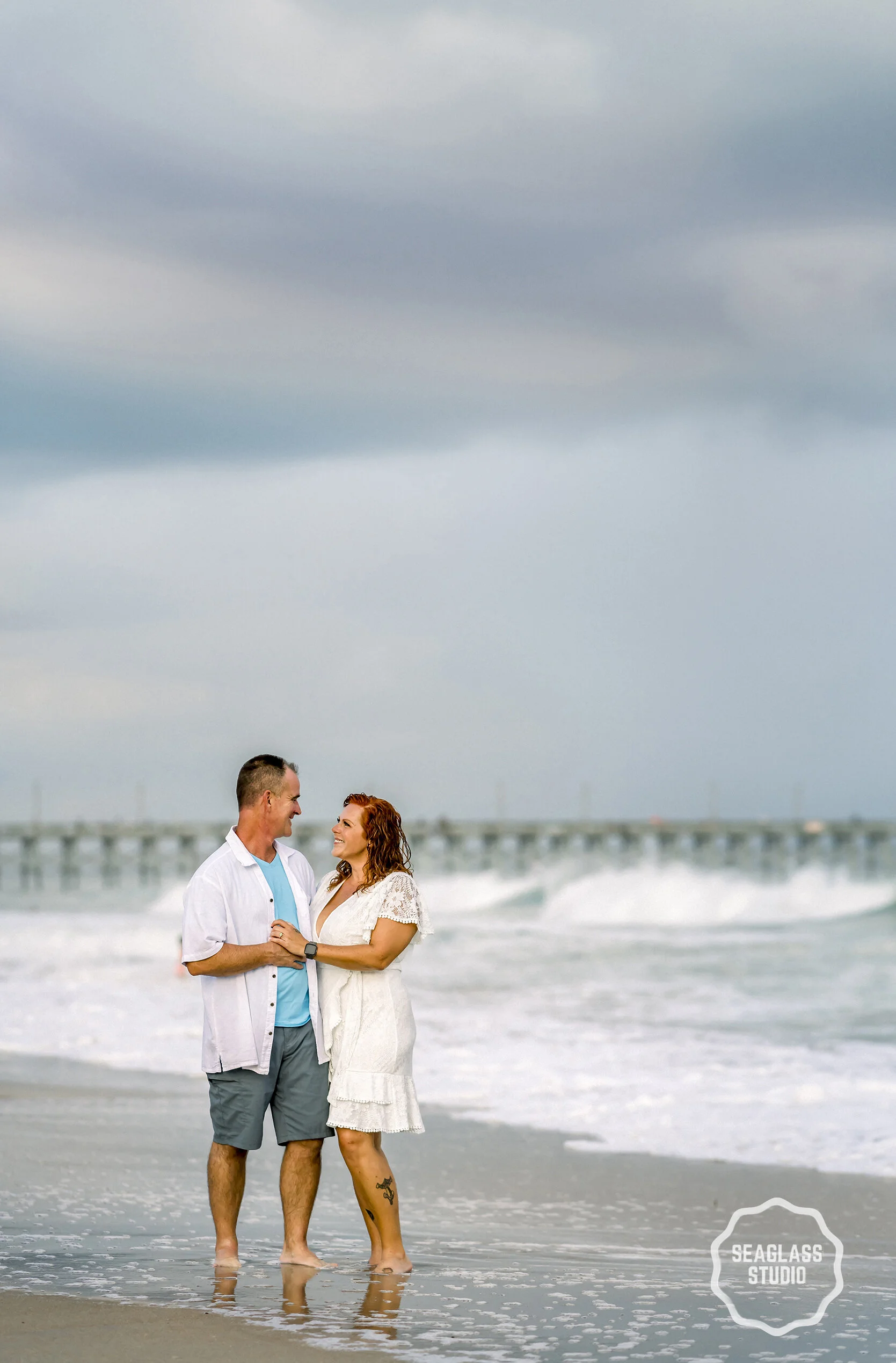 Surf City Engagment Photography Beach Access Near Pier WM WEB.jpg