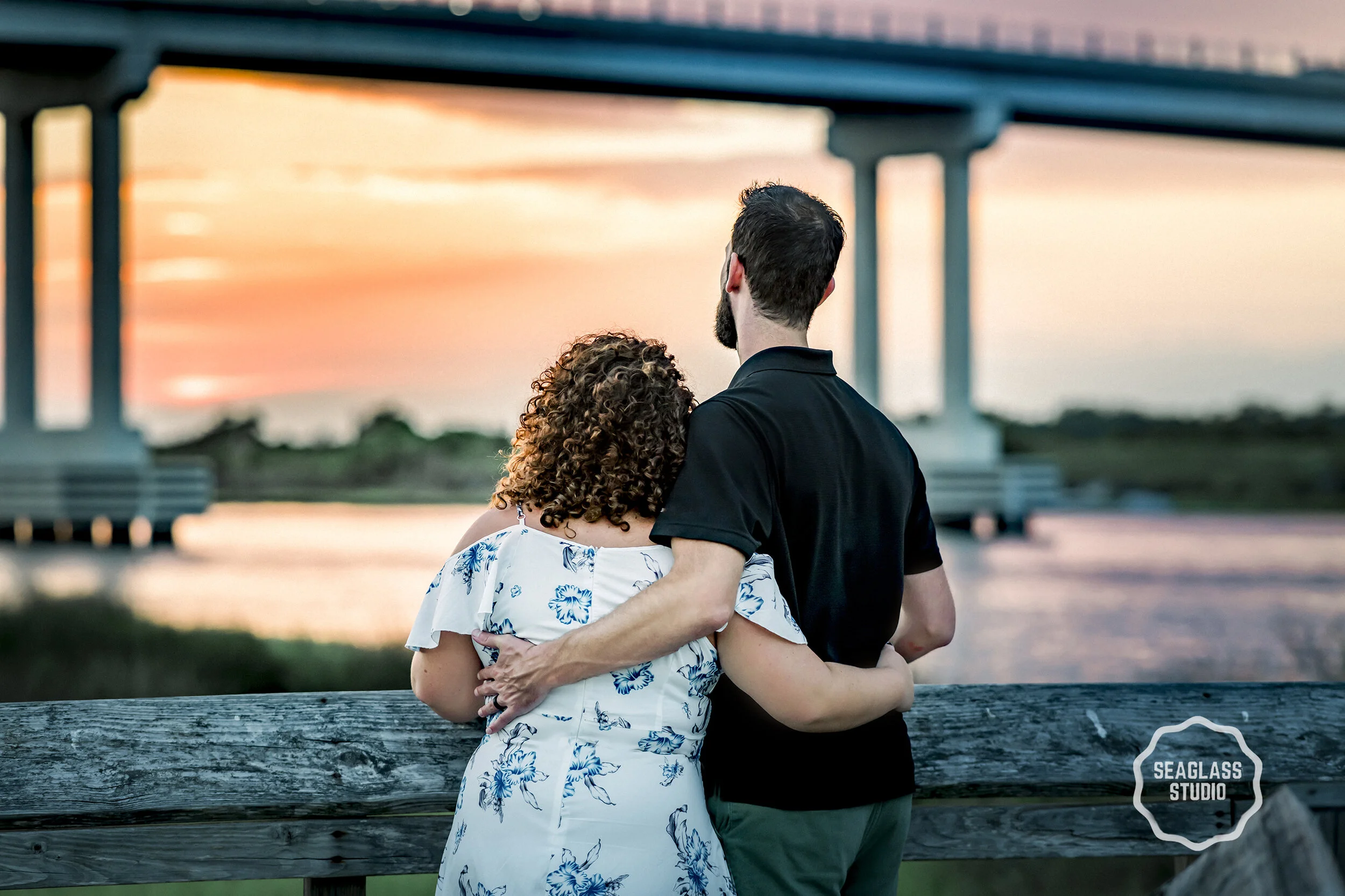 Couple at Sunset by Surf City Bridge.jpg