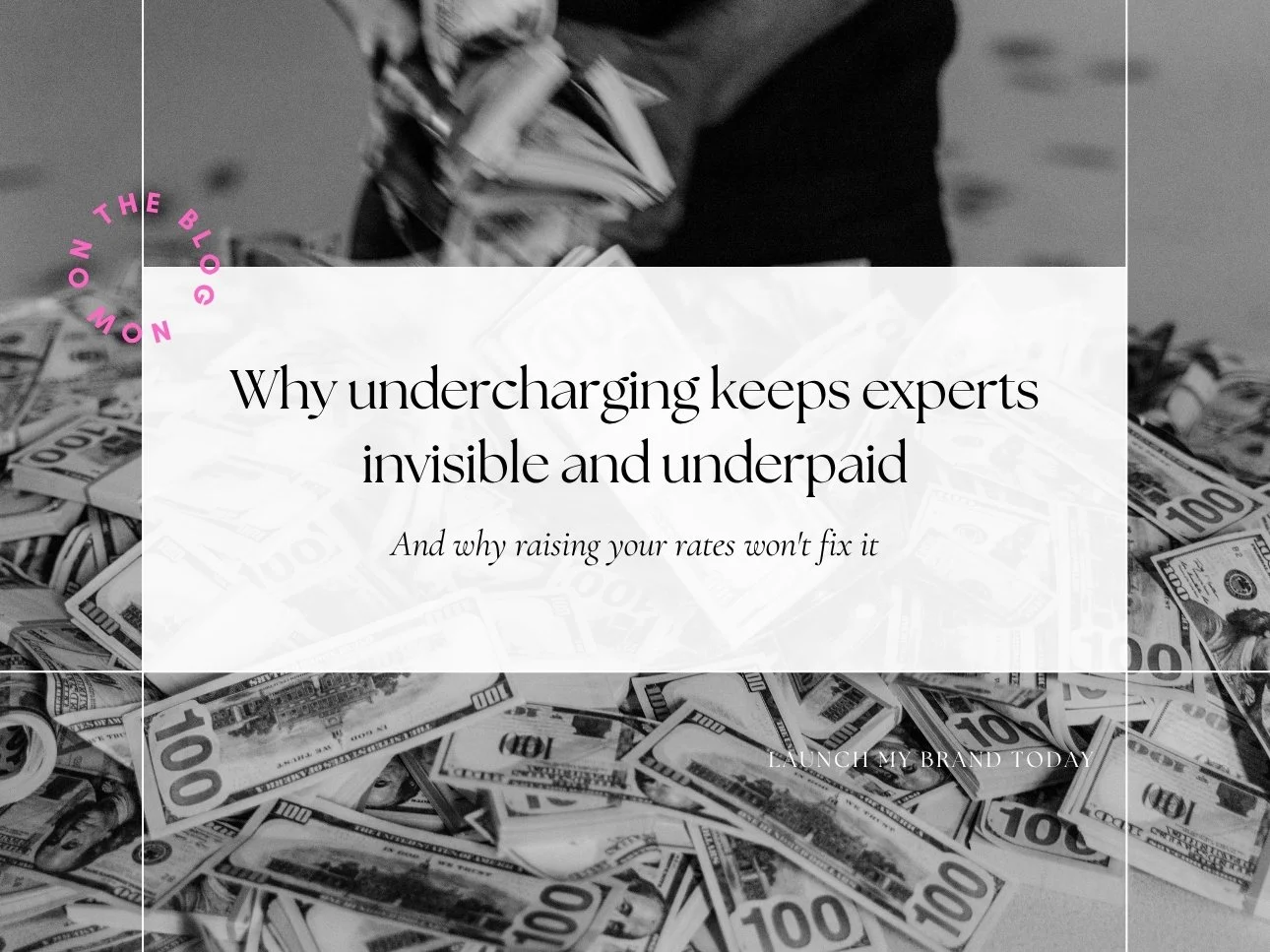 Why undercharging keeps experts invisible and underpaid