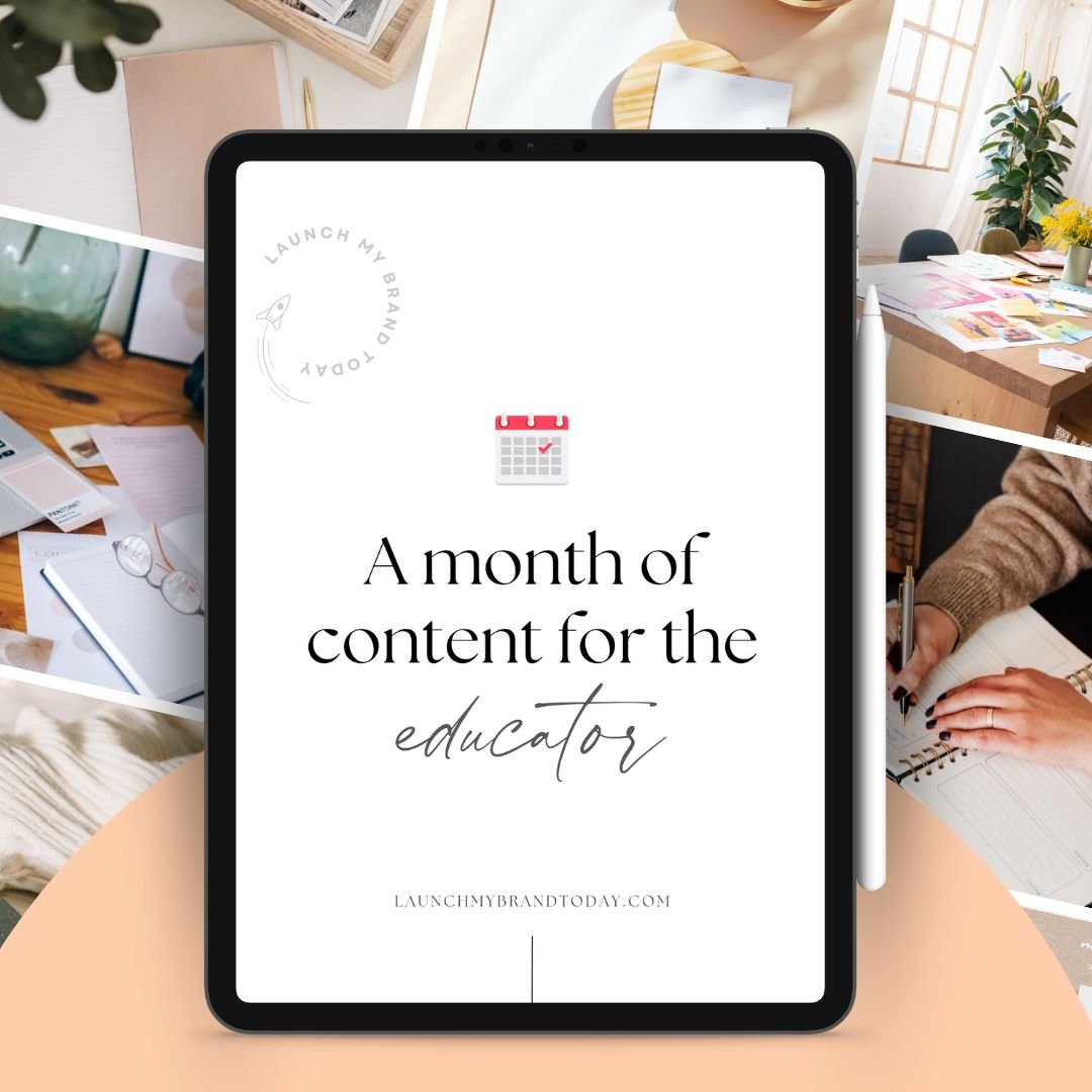 A Month of Content for The Educator Archetype