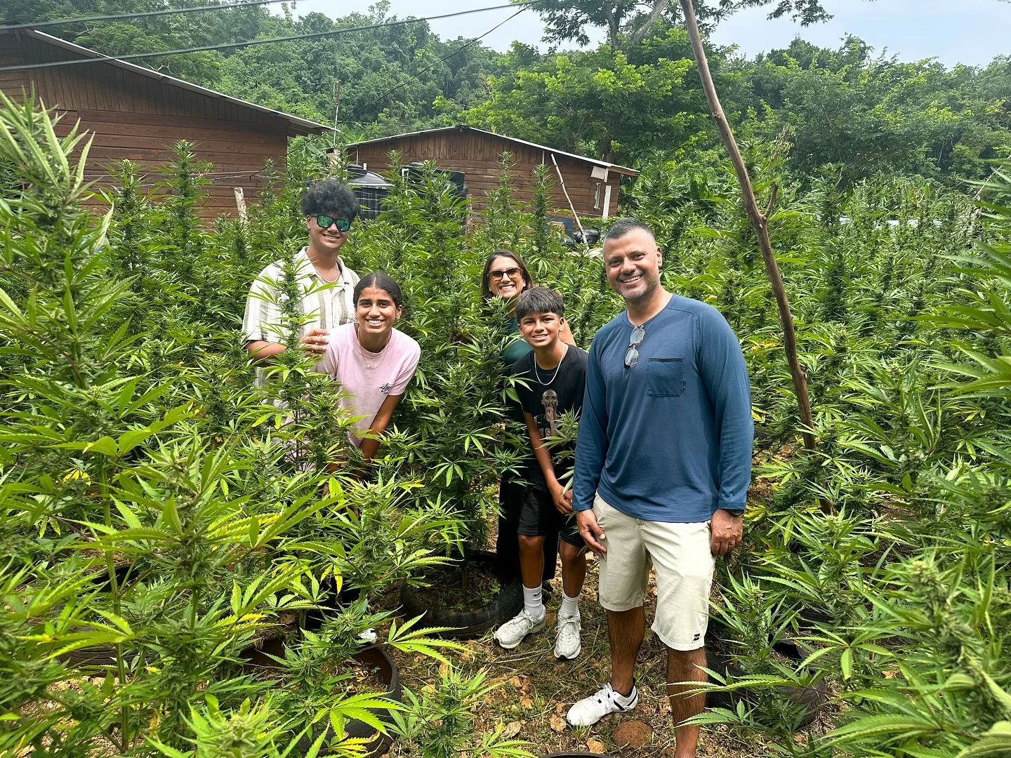 🇯🇲 When we travel, everyone gets input on what they would like to do in that place. The college kid in our family wanted to see an authentic Ganja Farm&hellip; and we found a local Negril celebrity to take us on an adventure! 
.
We actually learned