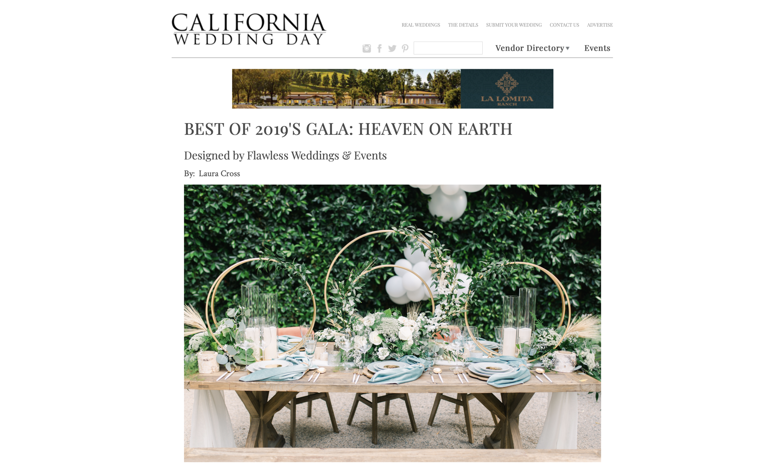 California Wedding Day Best of 2019 Gala