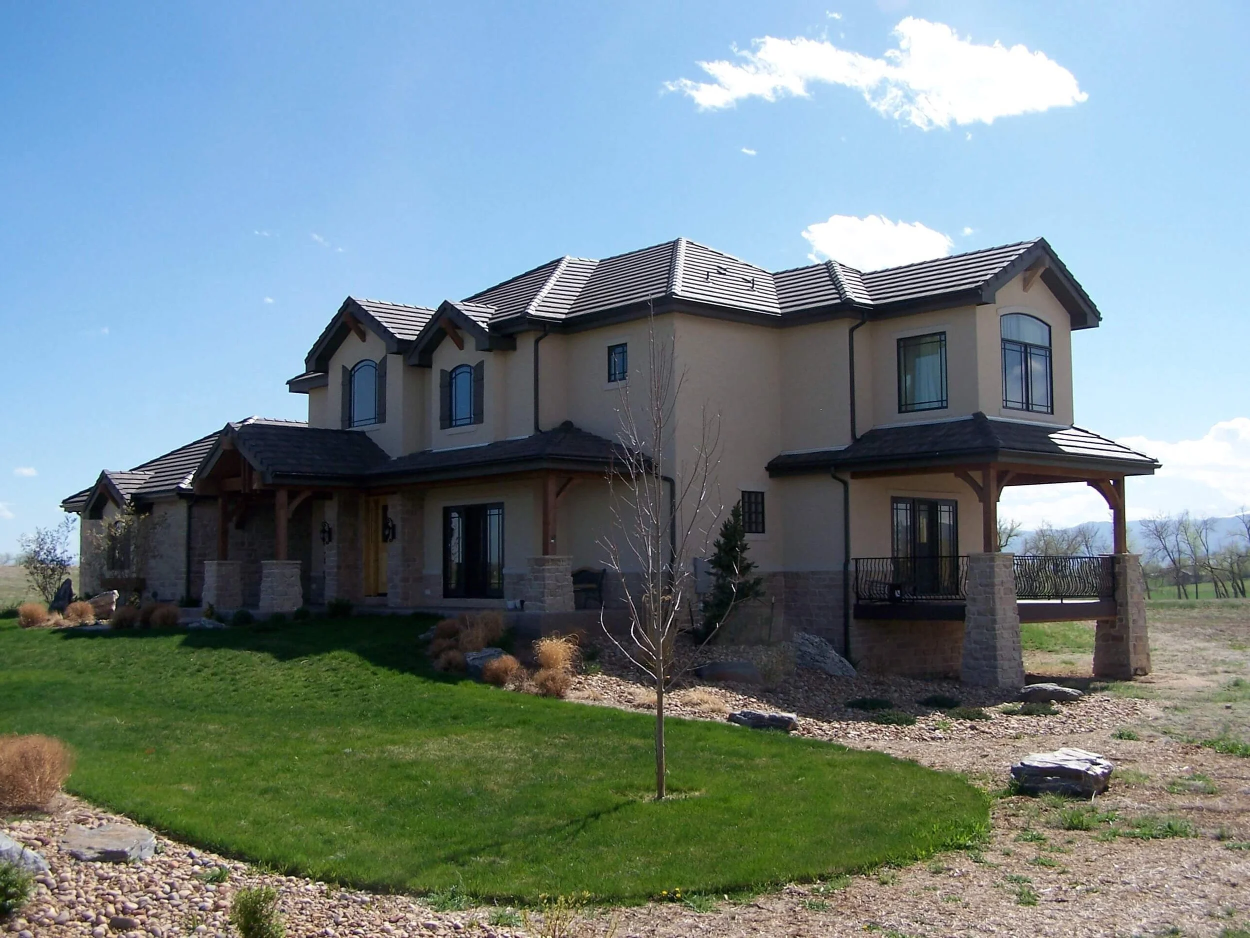 FRONT EXTERIOR AT ANGLE