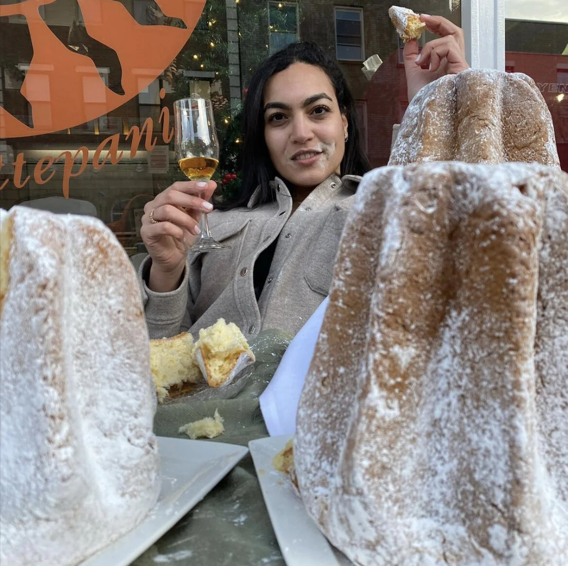 Bilena Settepani Creative for Settepani Bakery & Ristorante Why We Love Her: Watch out, Food Network! Bilena has the spunk and skill to become the next TV food personality (and she’s well on her way to doing so). Her family has owned Settepani since the 90’s, and Bilena is the heir to the throne bringing a modern twist to the brand with collaborations like the Porchetta Cornetto with @mind_machine , and their new TikTok account . Don’t miss the Princess of Panettone and her father compete in bake-offs against each other on social media! Follow Bilena Follow Settepani Bakery Williamsburg Follow Settepani Ristorante Harlem