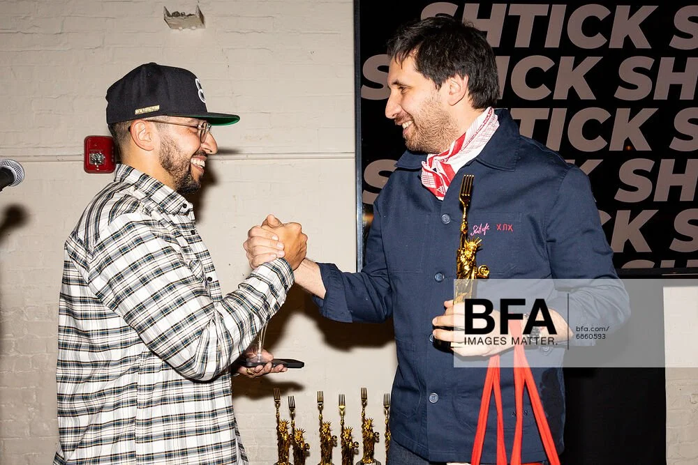  Michka Bengio accepting on behalf of Jacqueline Lobel 