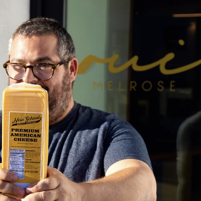 Chef Eric Greenspan; the man behind the cheese.