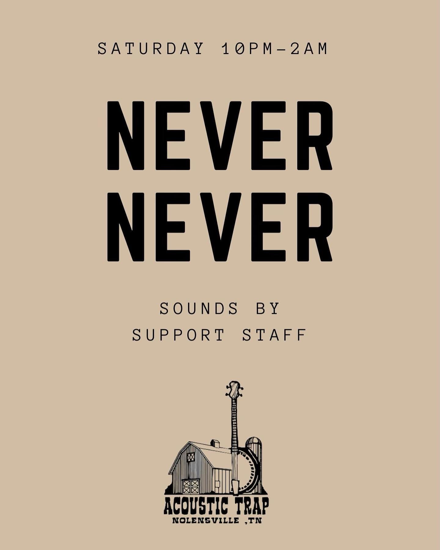 Legends @supportstaffofficial dropping by tonight to spin up some great tunes for your Saturday night party. Can&rsquo;t wait to see you in the mix! xoxo