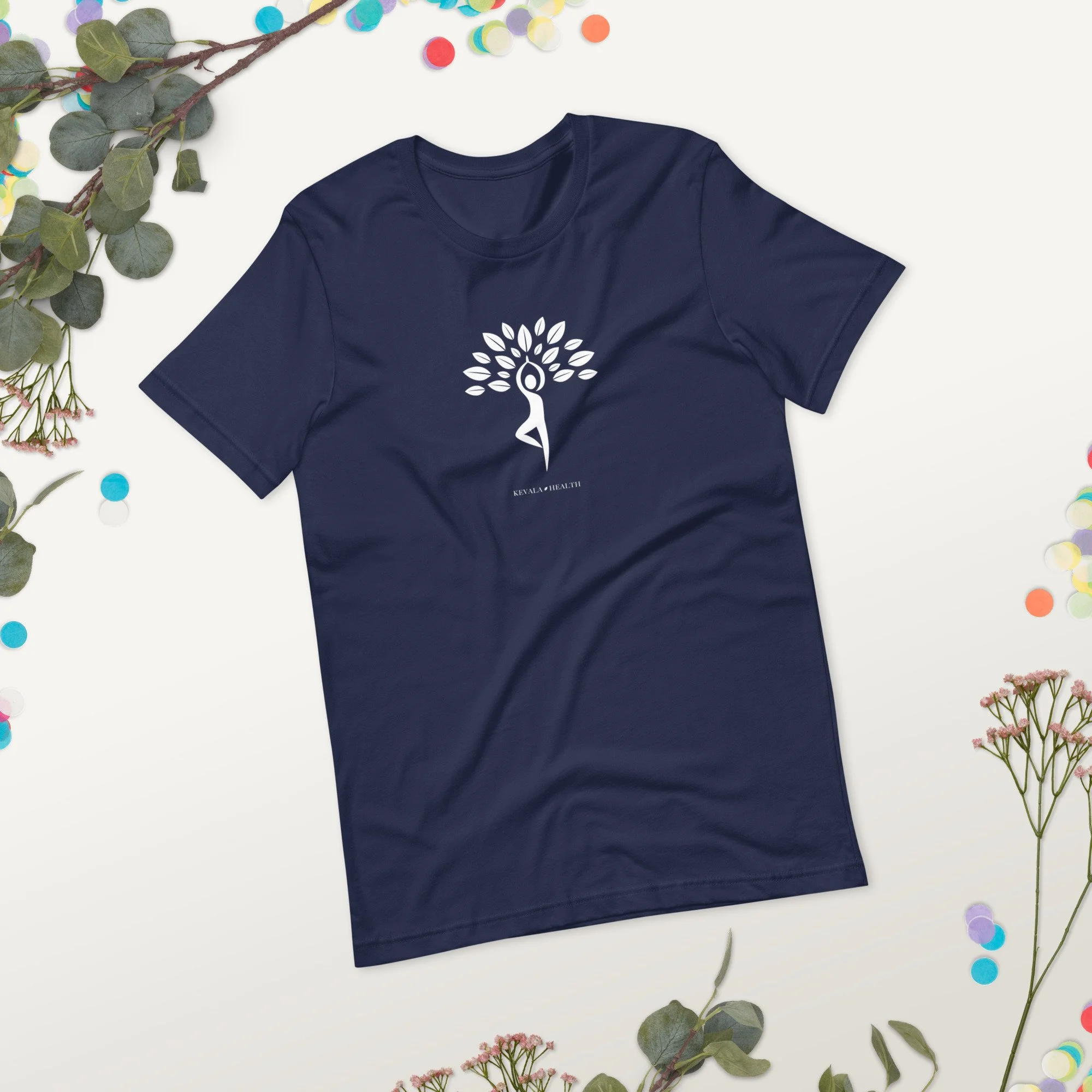 Kevala Health Yoga Tee | Navy
