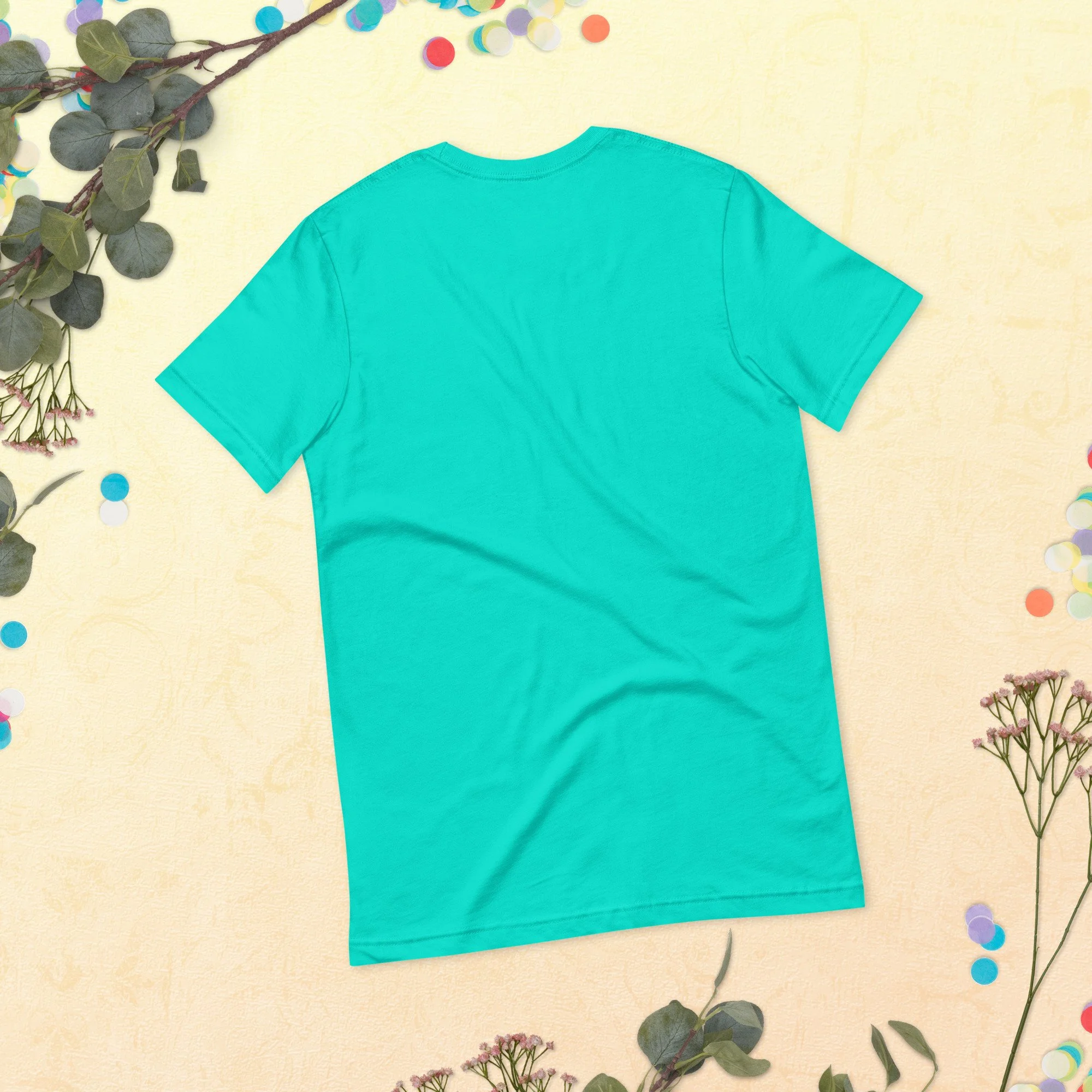 unisex-staple-t-shirt-teal-back-6a5f3a9b271f3.jpg