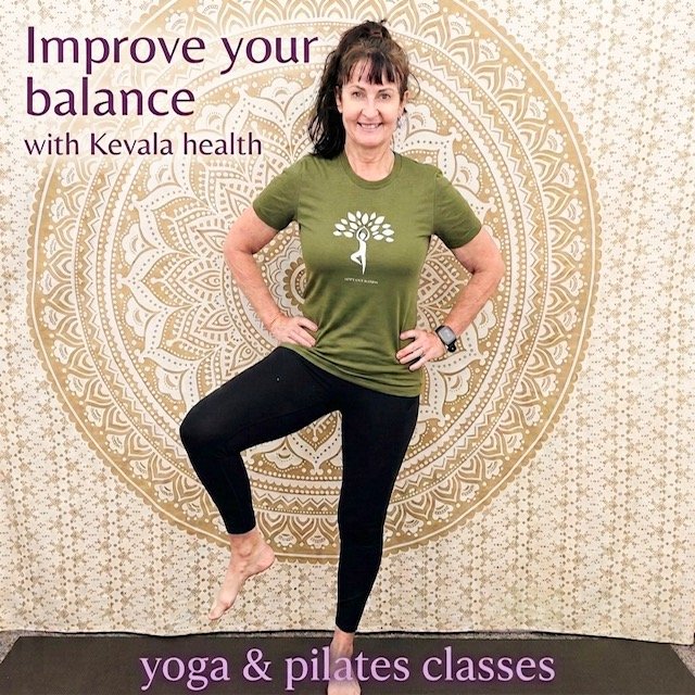 Jodie demonstrating the tree balance to improve balance
