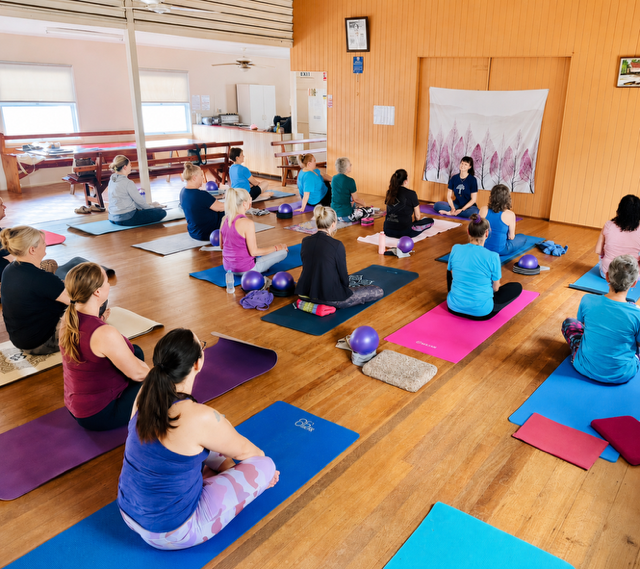 Meet Jodie in one of her live online yoga or Pilates classes in Australia