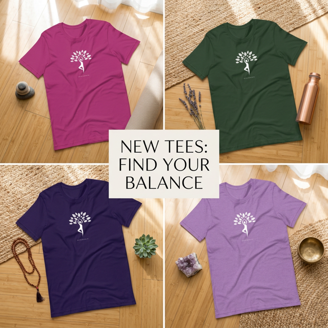 Kevala Health's new t-shirts and tanks with tree of life print for women
