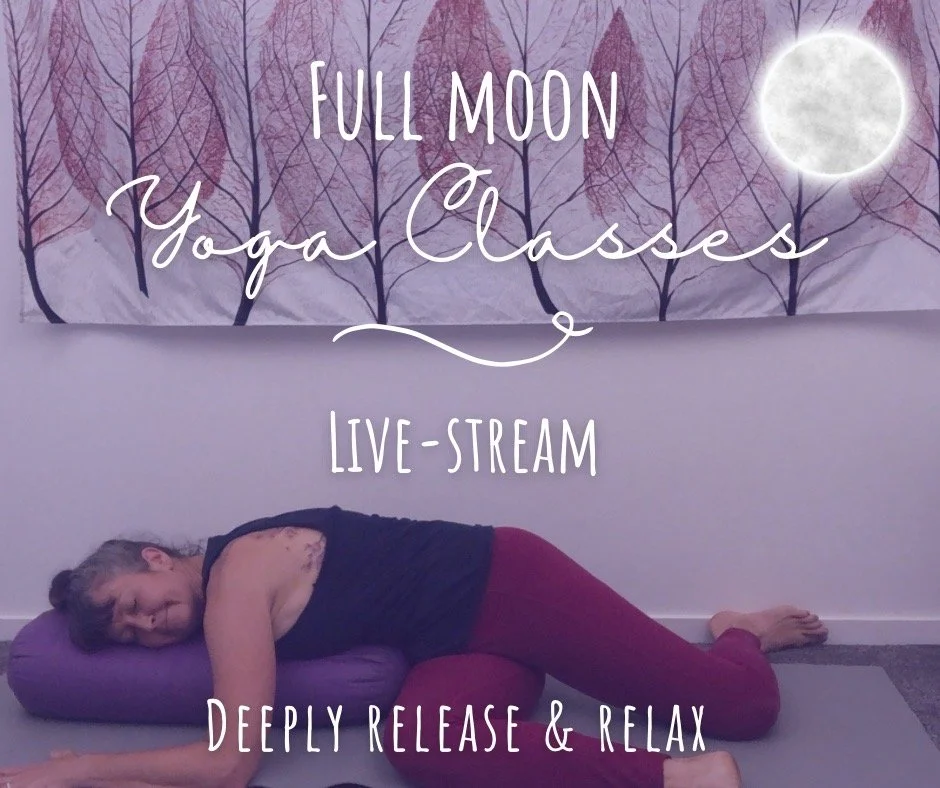 Full Moon Restorative Livestream Yoga Classes