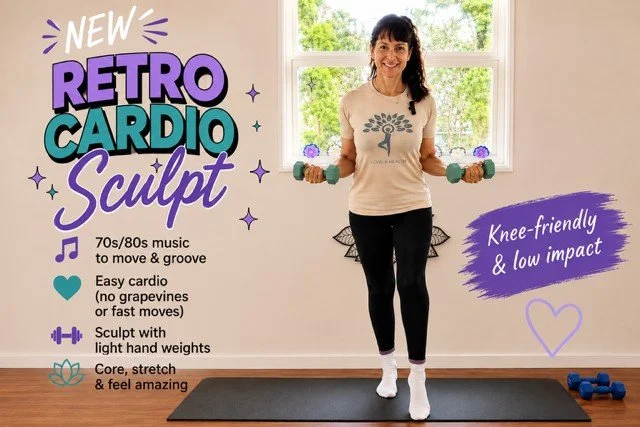 New Retro Cardio sculpt class for fitness, strength and mobility