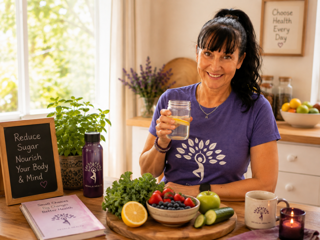 Jodie at Kevala Health preparing some healthy meals