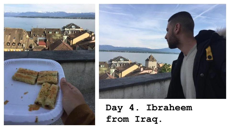 We also met Ibraheem, a former engineer from Iraq. 