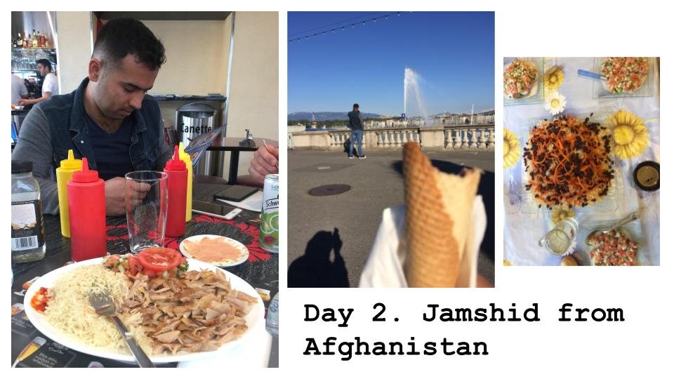 I also worked as a translator during our sessions, primarily with one individual. His name is Jamshid and he is a refugee from Afghanistan. Jamshid would speak to me in Urdu, and then he would translate for the rest of the group which consisted of ma