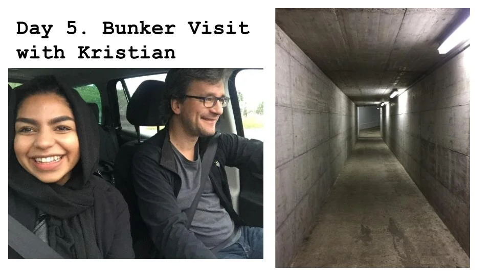 I also had the opportunity to visit the living quarters of these refugees. Currently, the male refugees live in underground bunkers created during World War II, that had remained empty. I was given permission by the organization to interview and expe