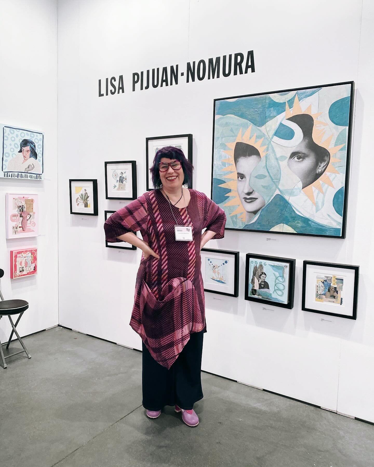 What a great opening night! Come and say hello to me at Booth 626 this weekend at @artistprojectto !
It&rsquo;s a stunning collection of creativity and I&rsquo;m proud to be a part of it all!
#artistproject2024 #collage