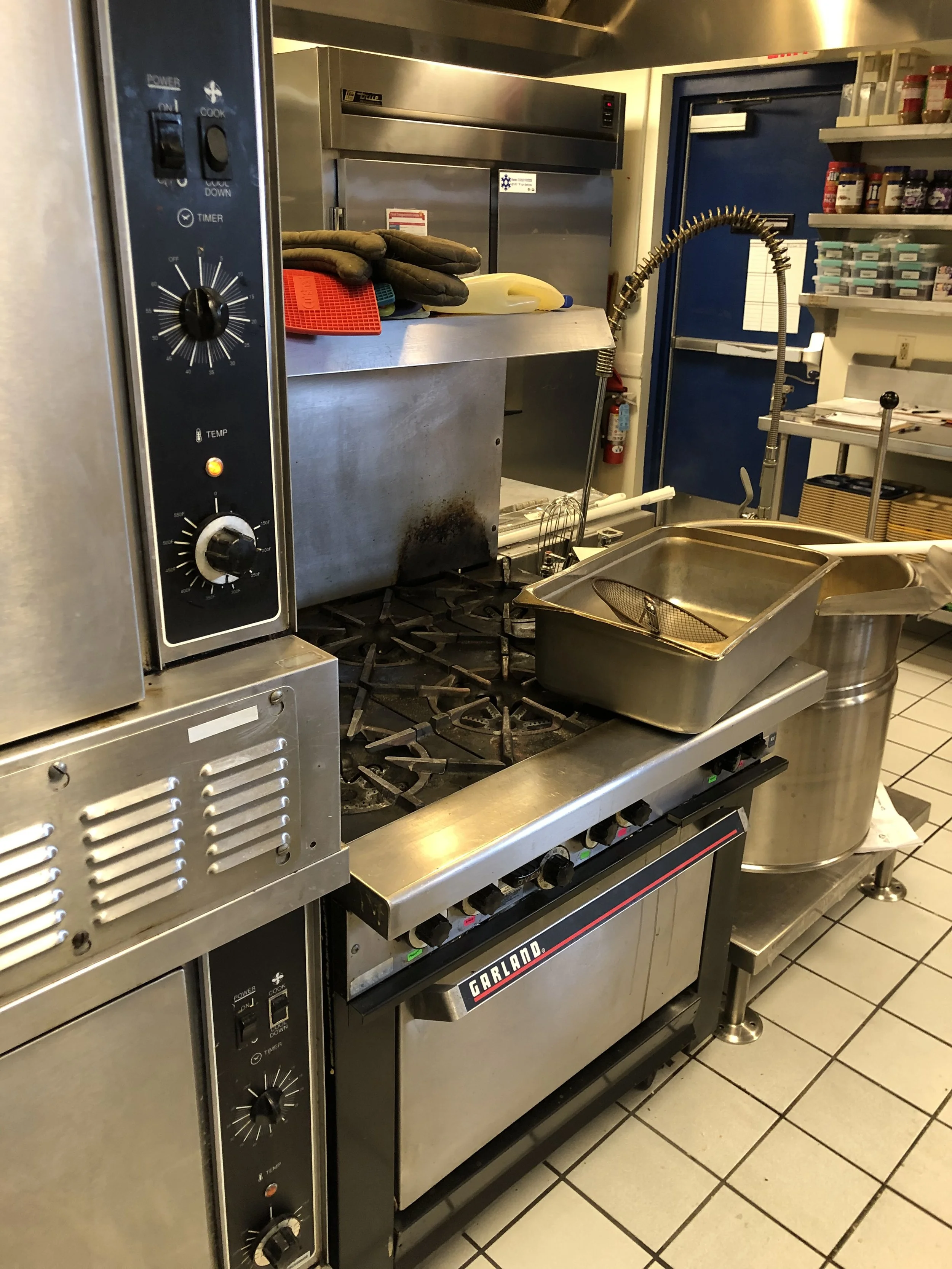 Old stove in Soup Kitchen