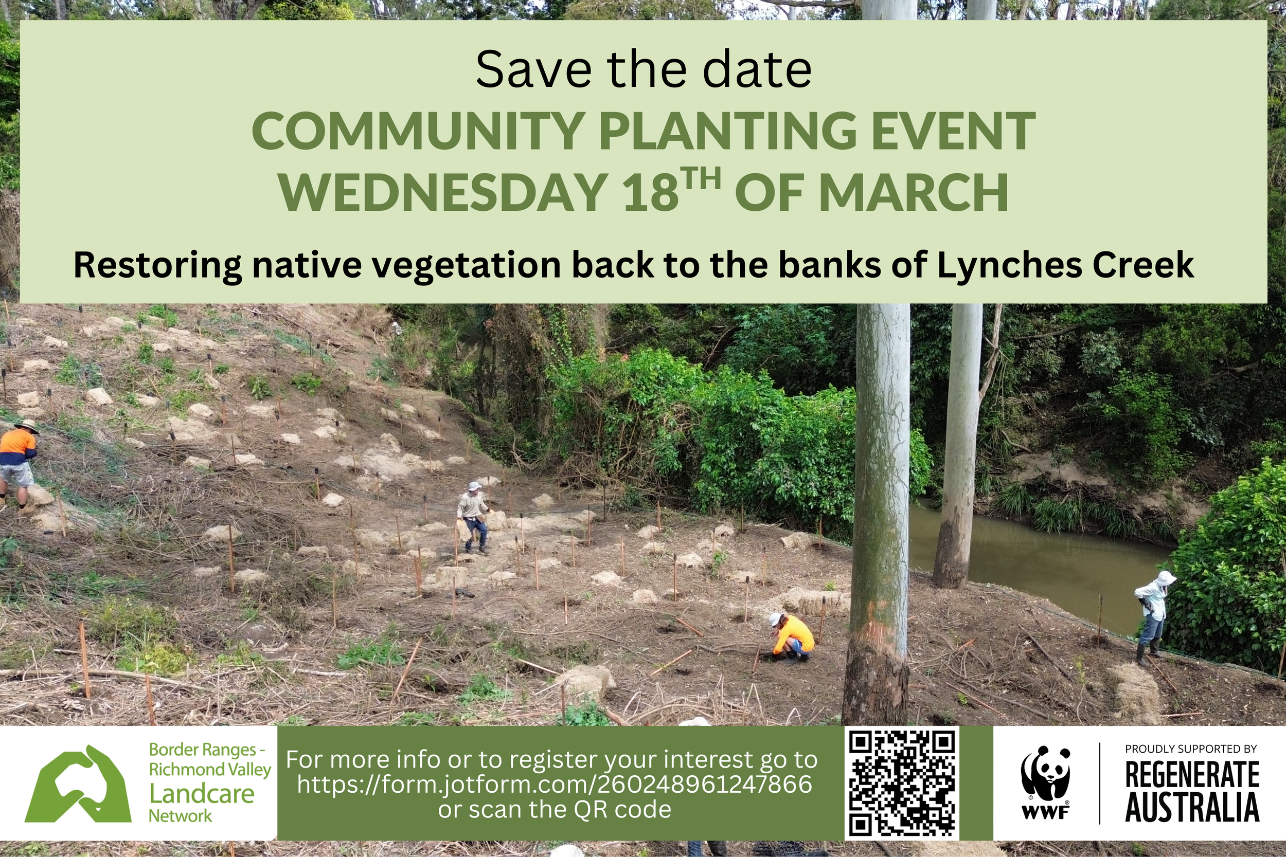 Community Planting Event Lynches Creek