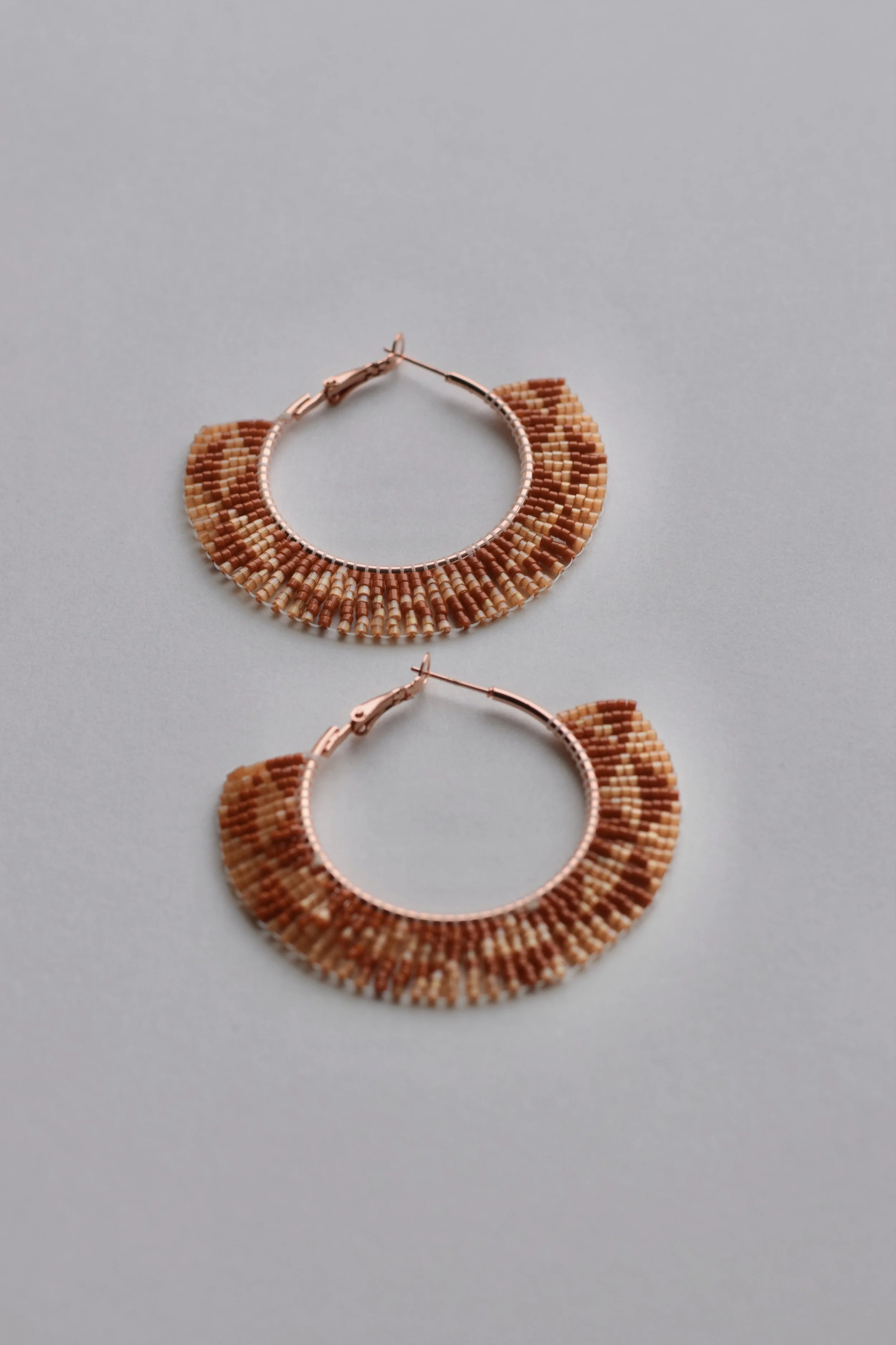 ‘persimmon’ snake nose hoops