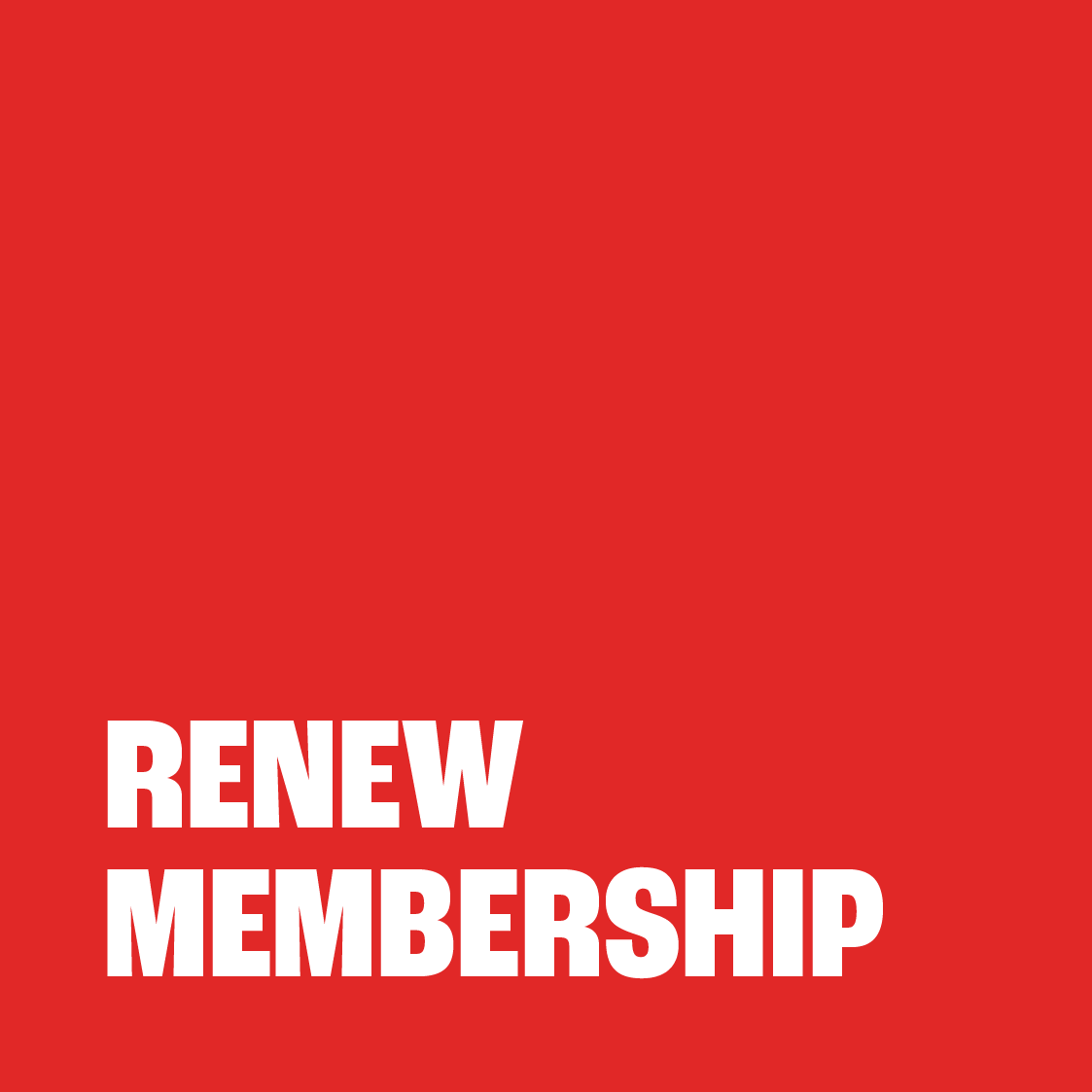 RENEW your membership
