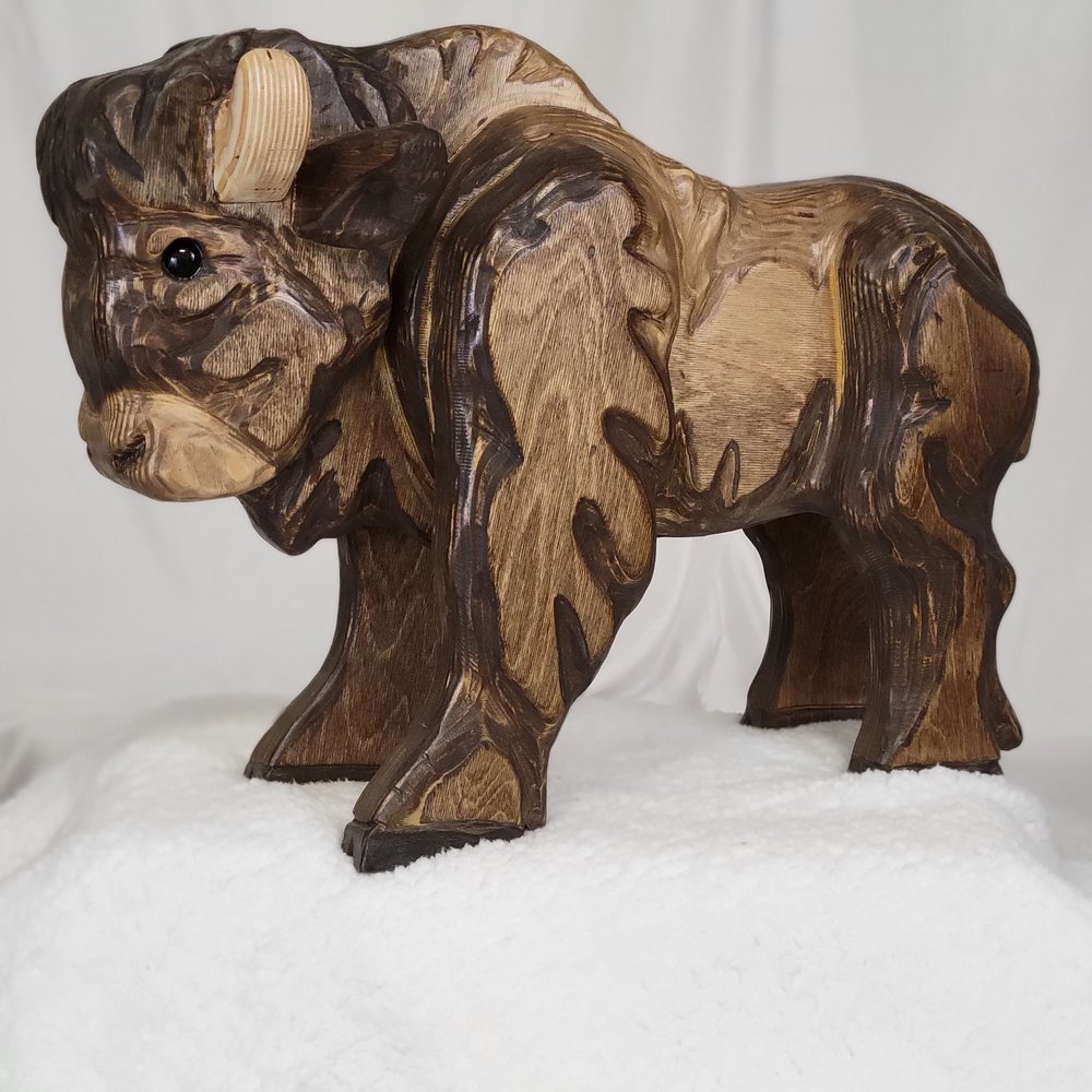 Carved Wooden Montana Wildlife Sculptures — MT Rustic Designs