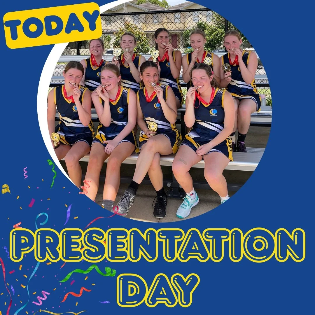 🎉 Carnegie Netball Club 2025 Presentation Day 🔵🟡
Sunday 23rd November, Dales Park, 1A Washington Drive, Oakleigh South (new location!)

Join us as we celebrate another fantastic season! 🏐💙
Session Times:
🕐 U9 &amp; U11 &mdash; 1:00 pm &ndash; 2