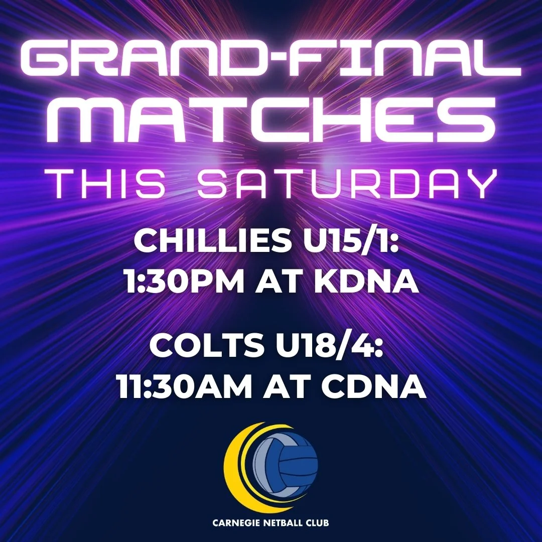🔵💛 A huge congratulations to the 2 Carnegie Netball Club teams who have made it to the Grand Finals this coming weekend. Your hard work and dedication have paid off! Good luck to all our teams &ndash; we're cheering for you! 🙌🍀
🌶️ Chillies U15/1