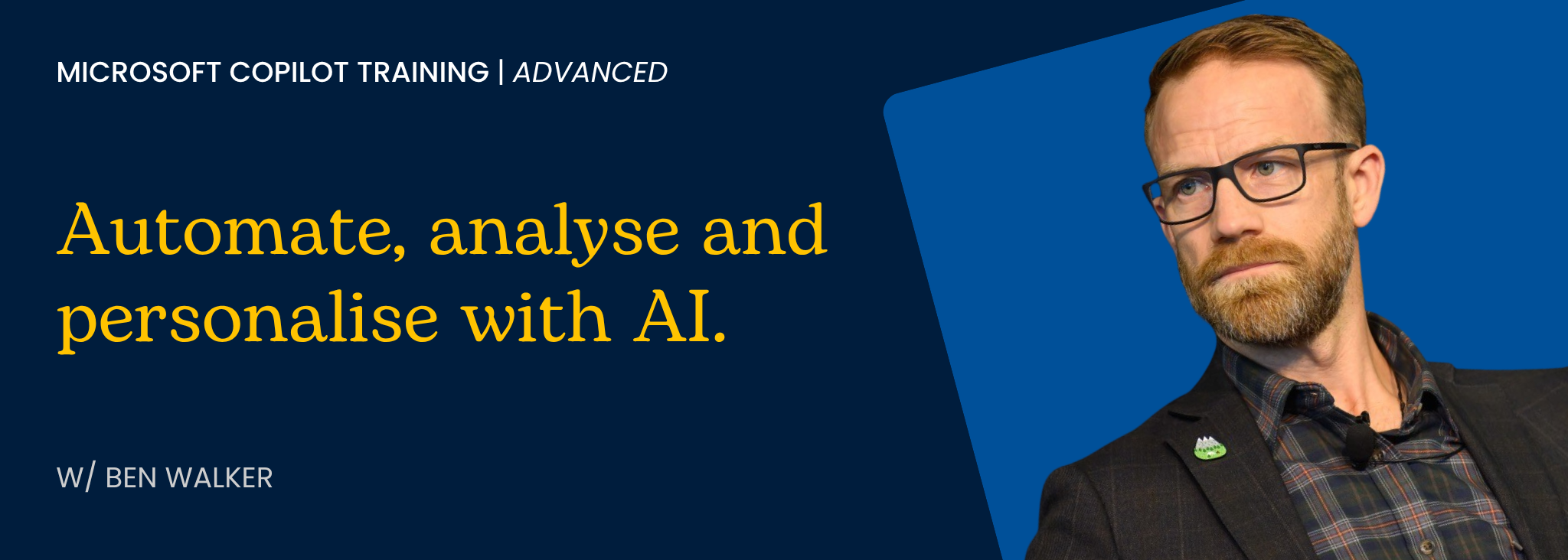 Automate, analyse and personalise with with Copilot for M365