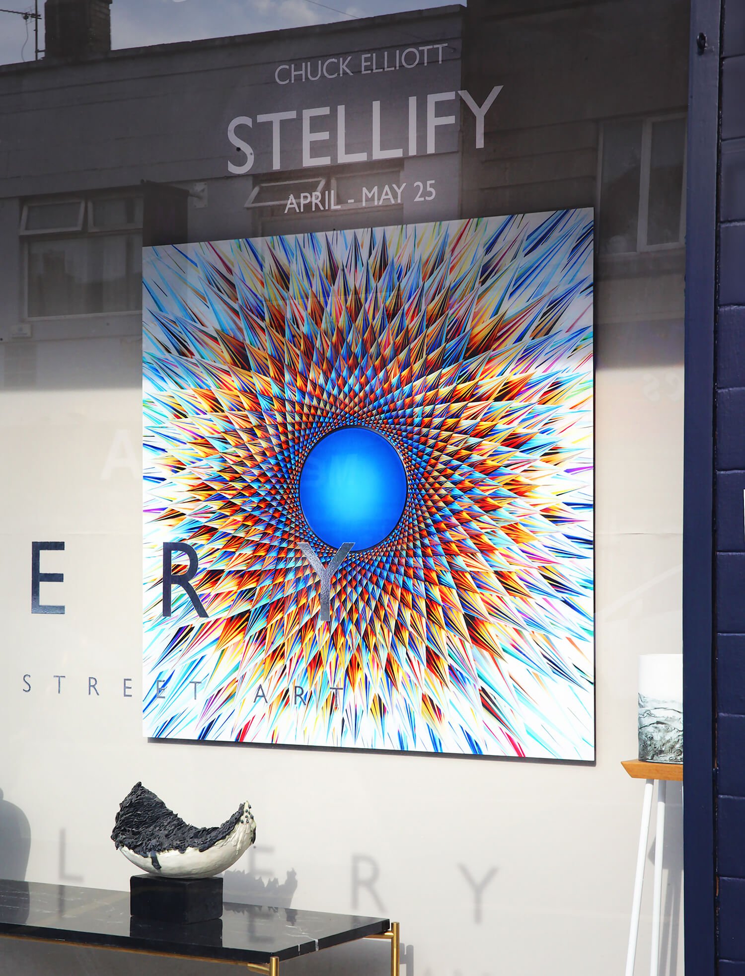 Stellify, images from the opening night at Oink Gallery