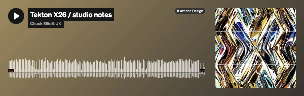 Tekton / X26, audio notes