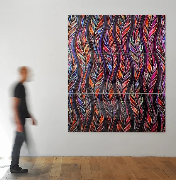  Torsion / REZ / indigo lacquer   