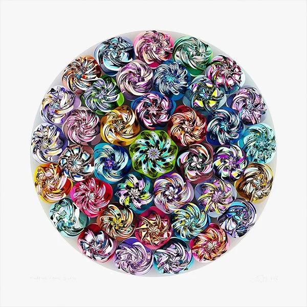  Millefiori / DMG / silver base   